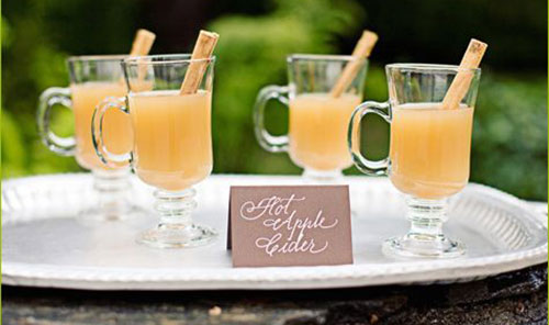 Who Throws a Hot-Apple-Cider, NYC Wedding in April? You do