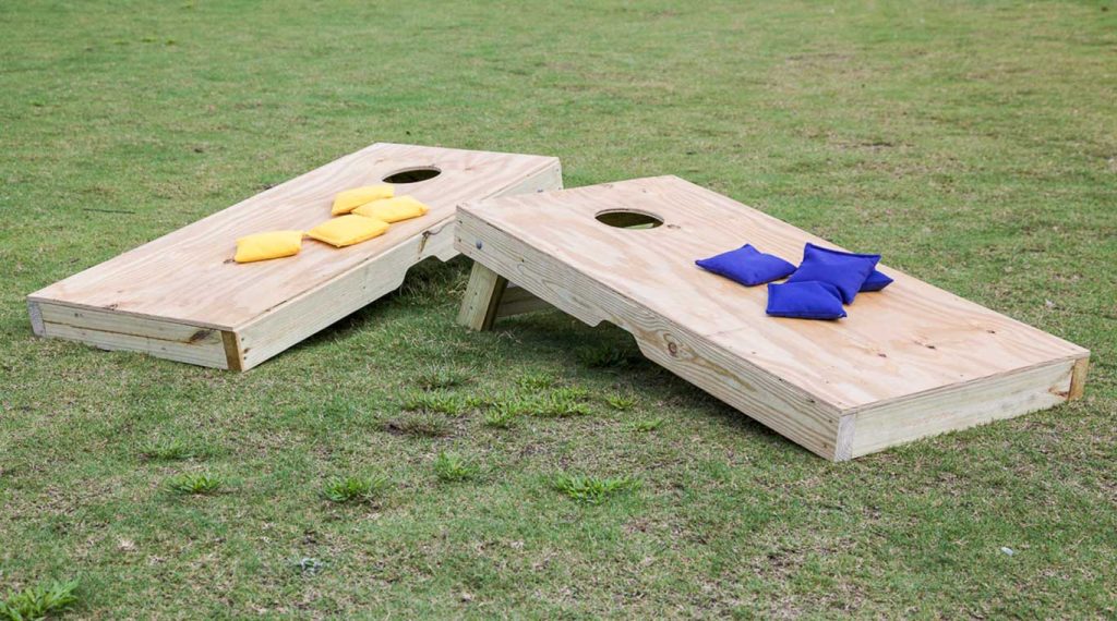 Entertainment Ideas for Your Next Outdoor Party (Corn hole)