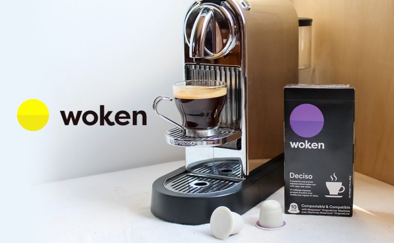 Woken Coffee: 100% Compostable Nespresso-compatible Pods